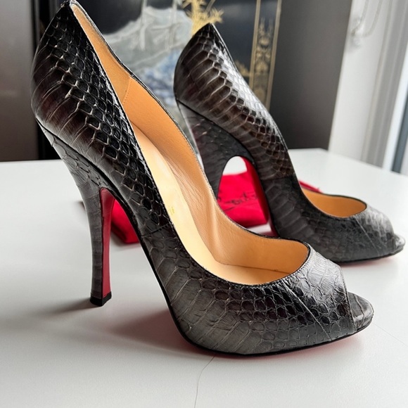Louboutin Python Grey - Picture 2 of 10